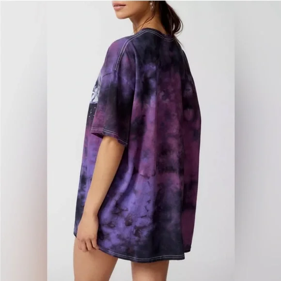 NWT Urban Outfitters Grateful Dead Space Bears Tie-Dye T-Shirt Dress - Picture 2 of 8